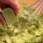 Guacamole Dip - Adding Lime